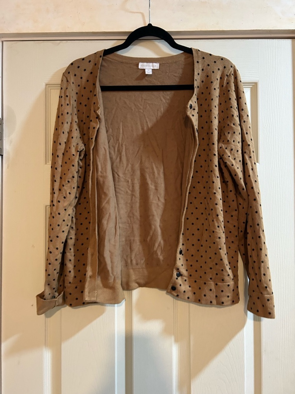 Charter Club Camel Brown Lightweight Cardigan